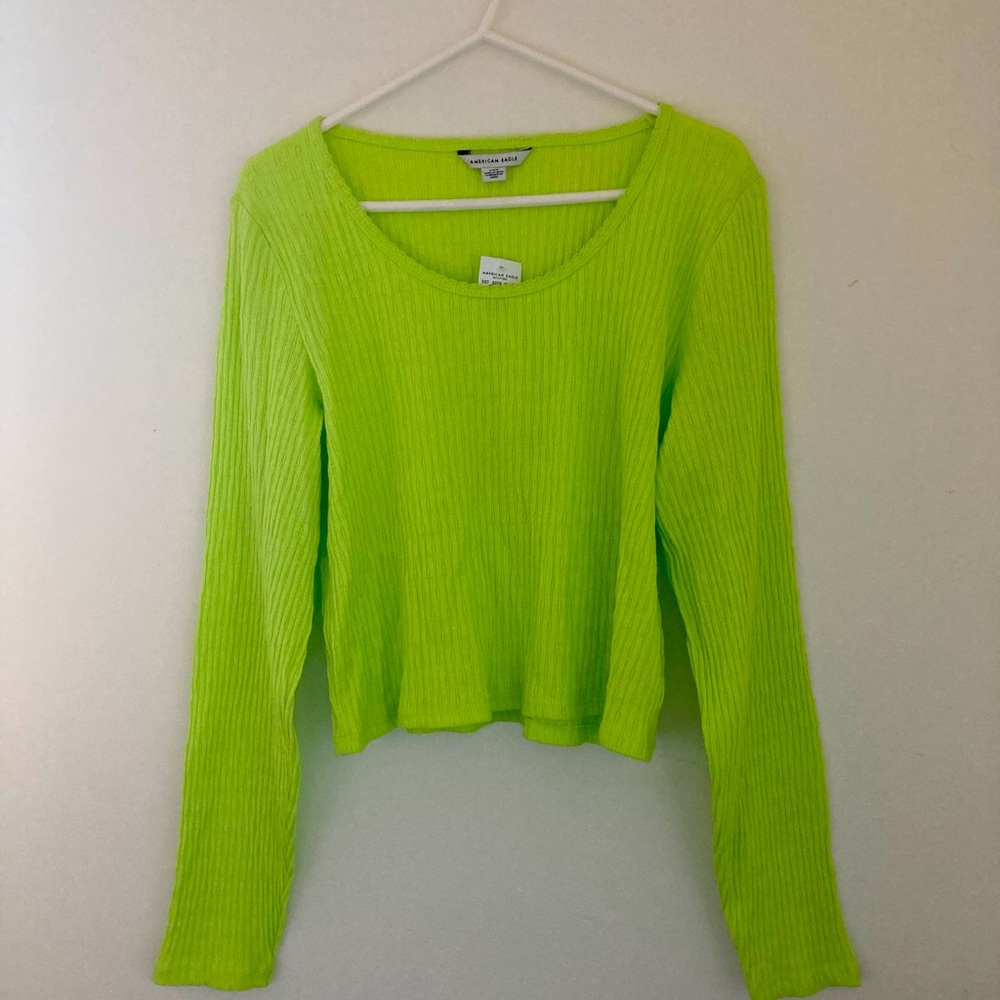 American Eagle Crop long sleeve Too